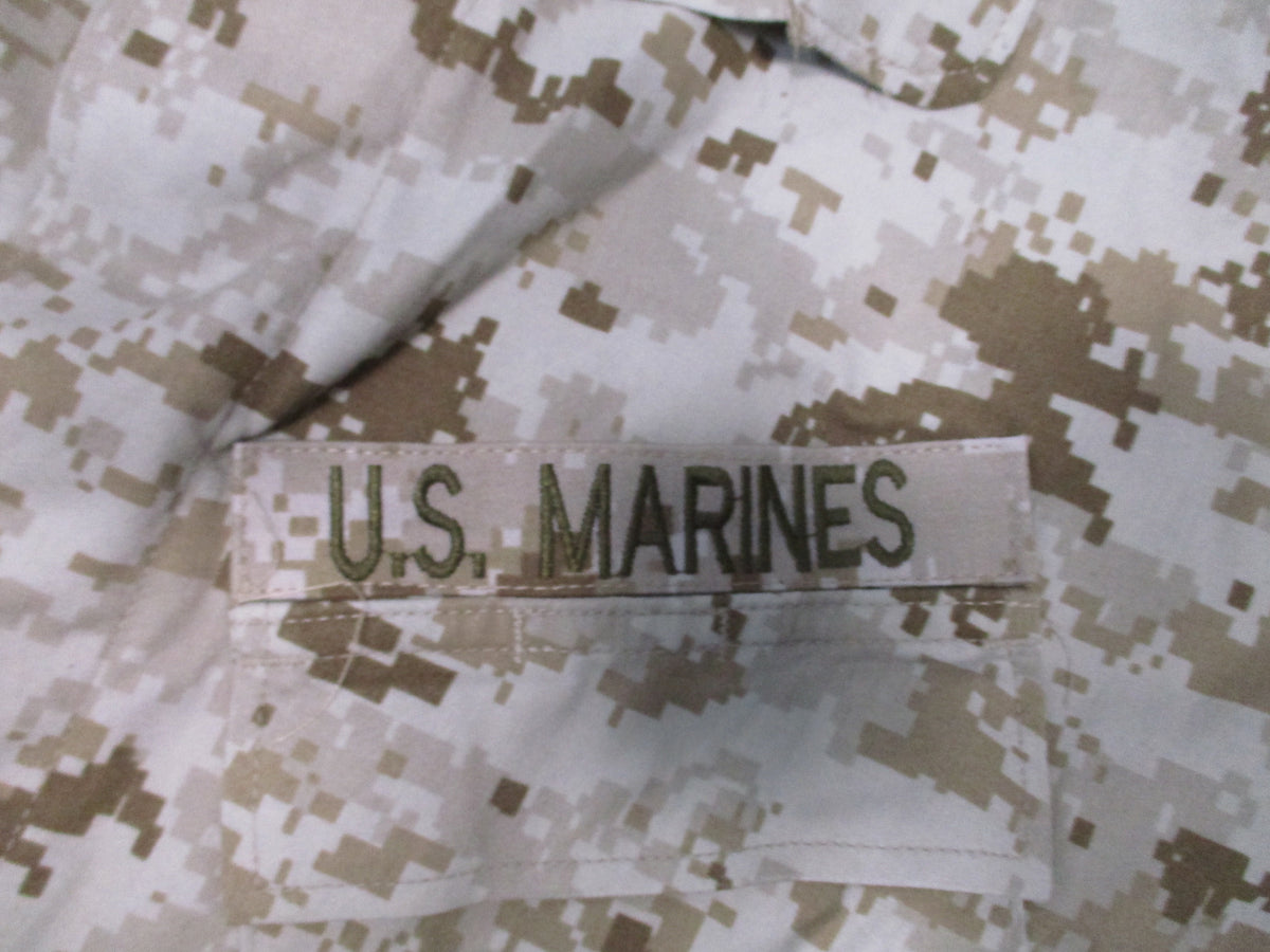 USMC Desert MARPAT MCCUU Blouse Medium Regular American Apparel Used Fair - Centex Military Gear