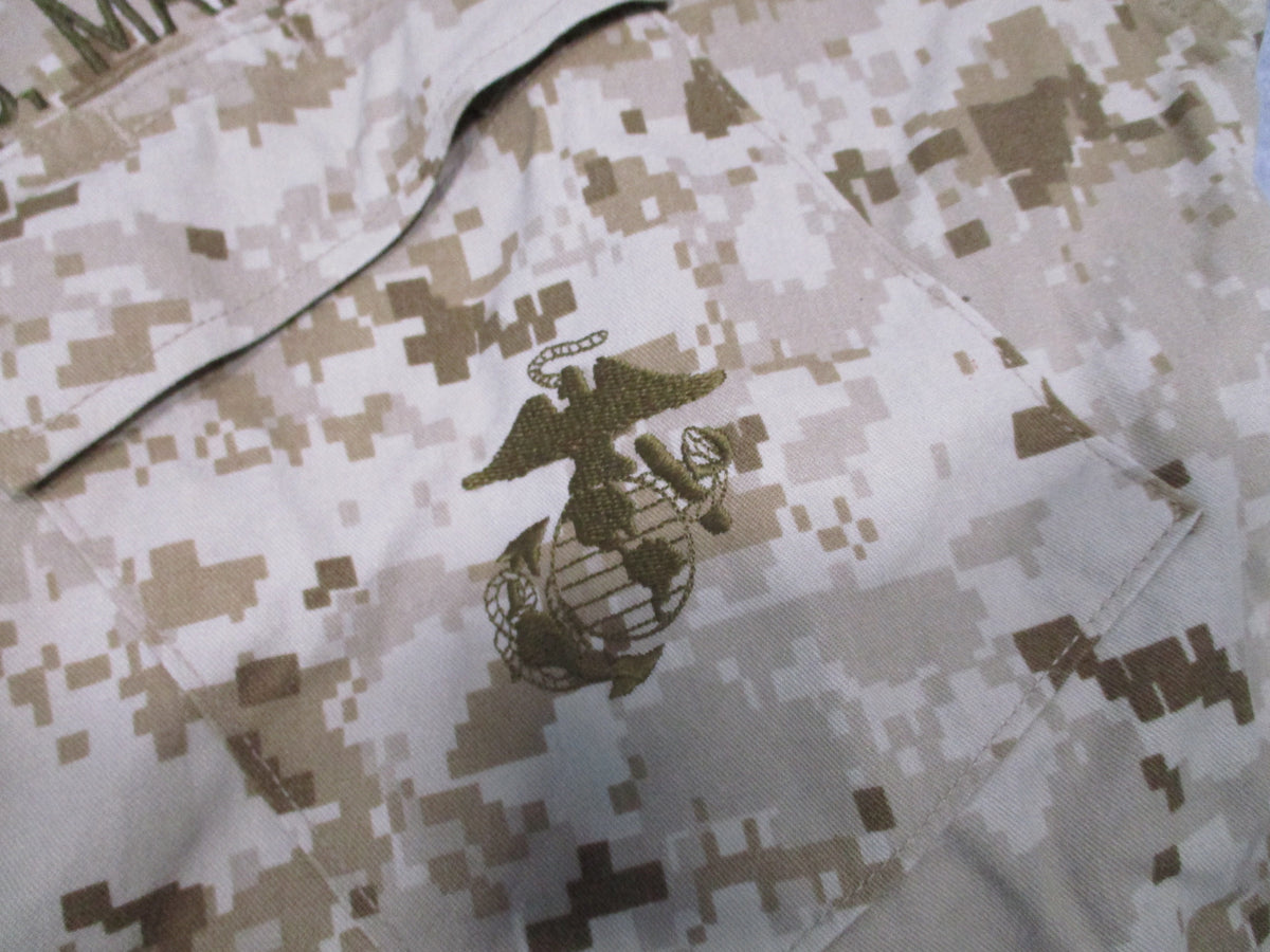 USMC Desert MARPAT MCCUU Blouse Medium Regular American Apparel Used Fair - Centex Military Gear