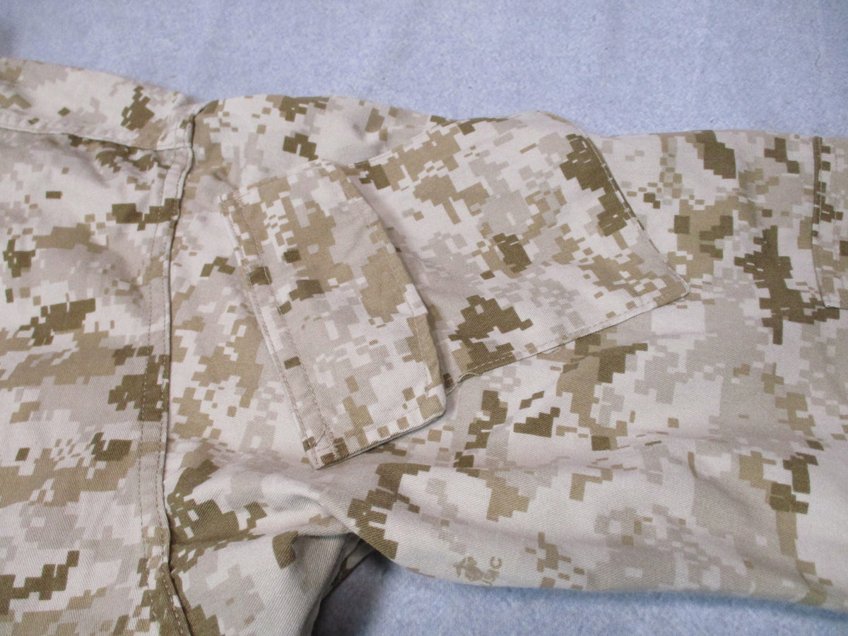 USMC Desert MARPAT MCCUU Blouse Medium Regular American Apparel Used Fair - Centex Military Gear