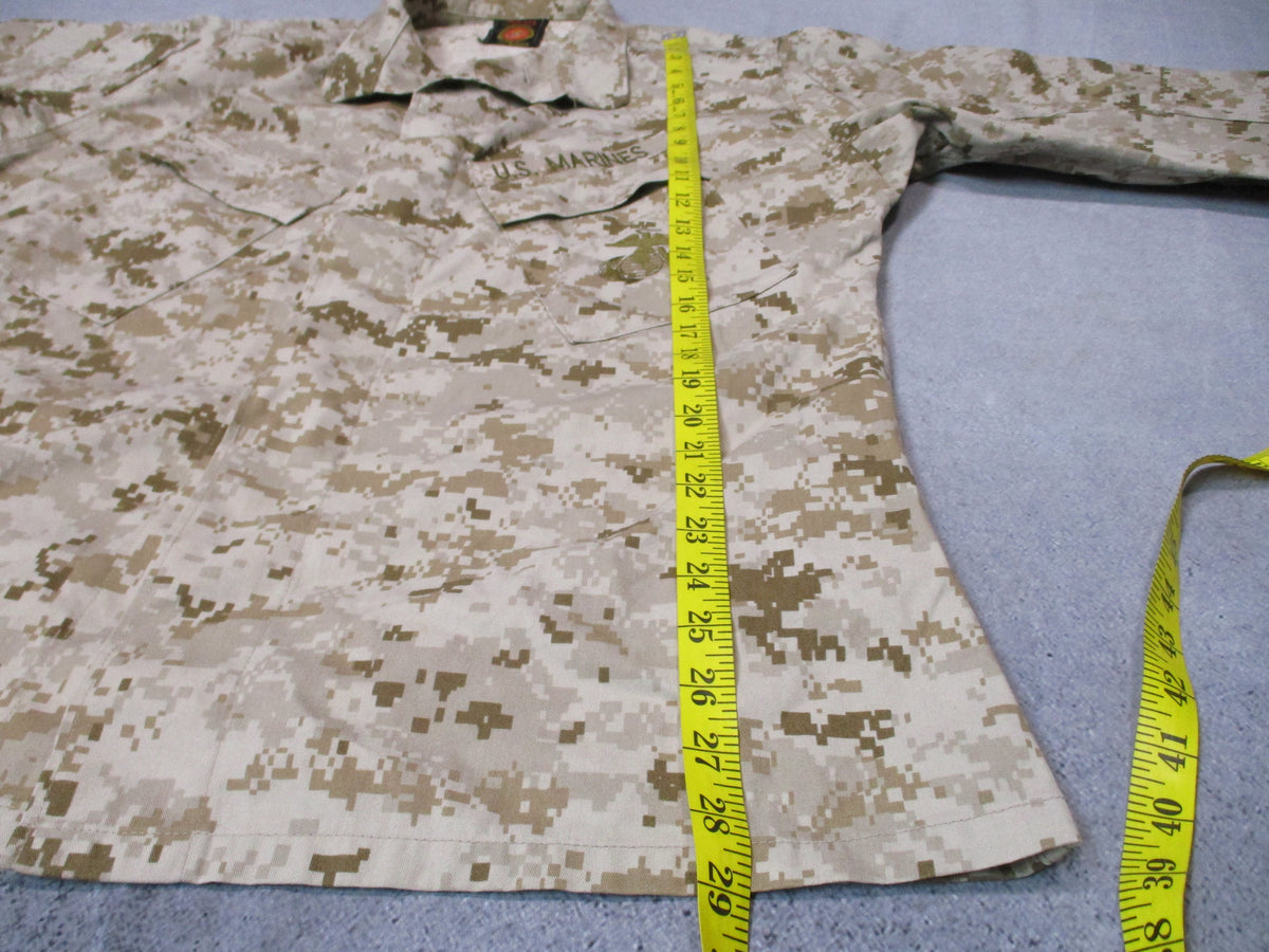 USMC Desert MARPAT MCCUU Blouse Medium Regular American Apparel Used Fair - Centex Military Gear