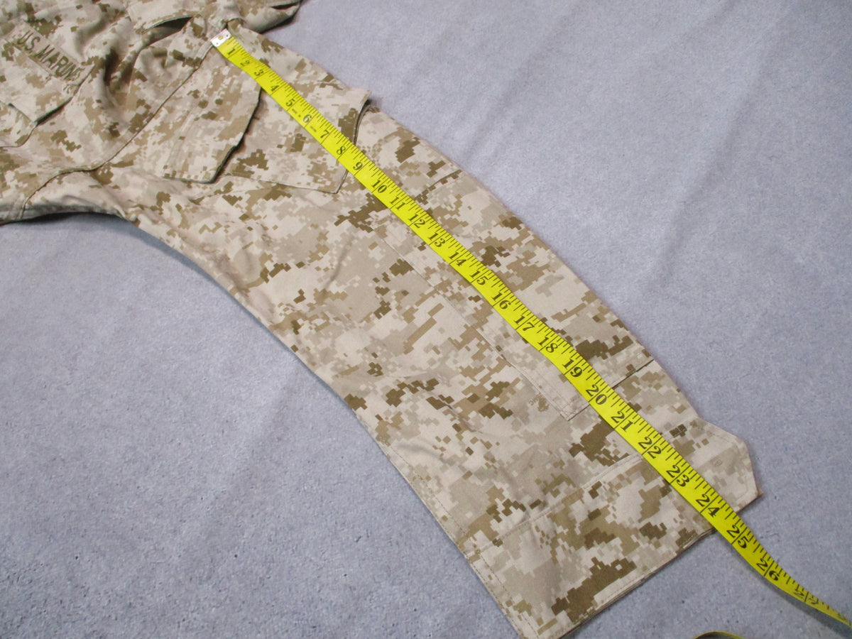 USMC Desert MARPAT MCCUU Blouse Medium Regular American Apparel Used Fair - Centex Military Gear