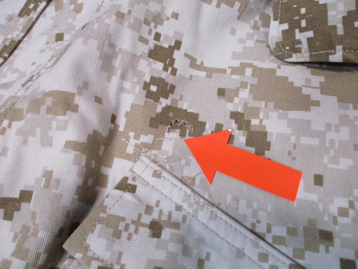 USMC Desert MARPAT MCCUU Blouse Medium Regular American Apparel Used Fair - Centex Military Gear