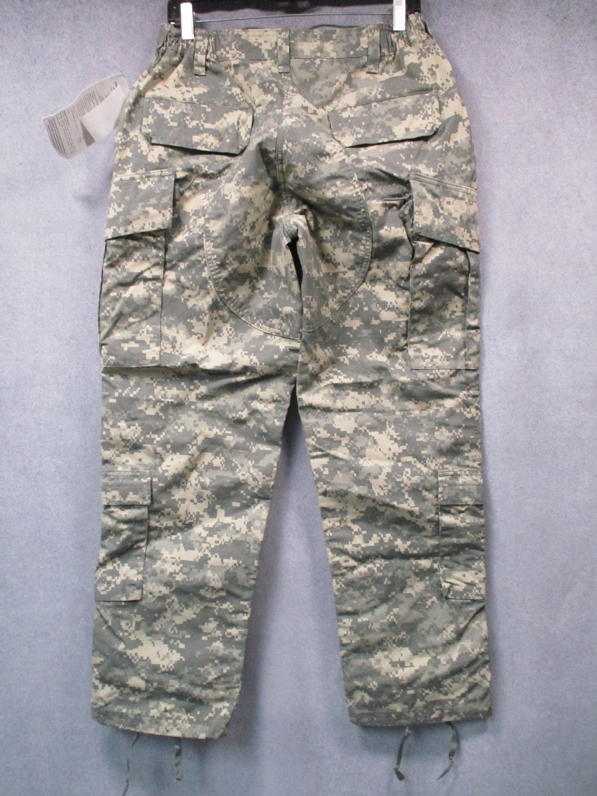 UNICOR USGI ACU-A UCP combat cargo pants, 31 Regular, new military trousers shown front view