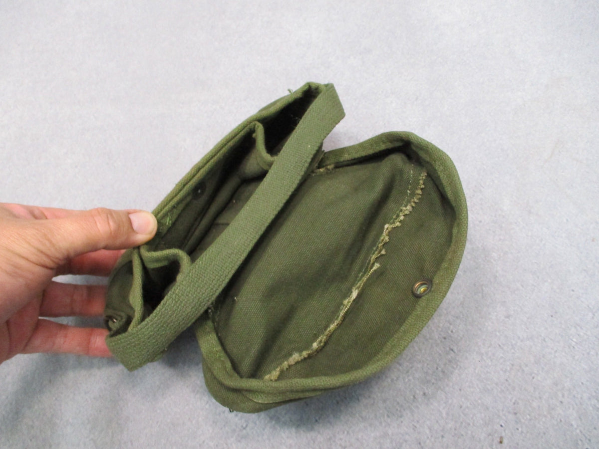 USGI CW-842/PSM-13 Battery Test Set Carry Pouch OD Green Vietnam ALICE Clips