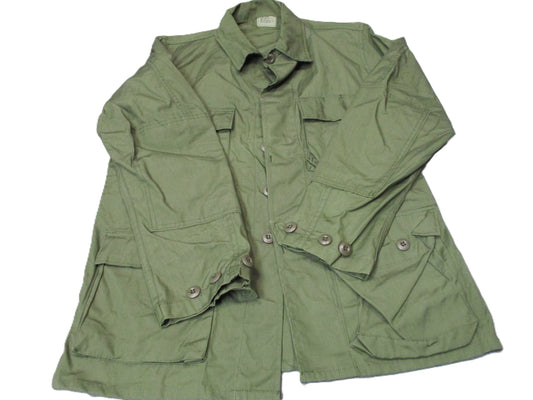 Ladiga Sportswear OD Green Ripstop BDU Shirt Jacket X-Small Regular Cotton - Centex Military Gear