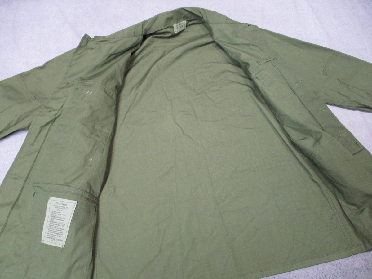 Ladiga Sportswear OD Green Ripstop BDU Shirt Jacket X-Small Regular Cotton - Centex Military Gear