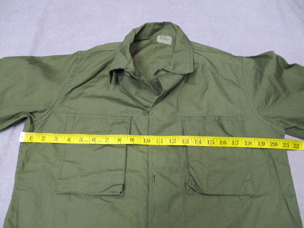Ladiga Sportswear OD Green Ripstop BDU Shirt Jacket X-Small Regular Cotton - Centex Military Gear