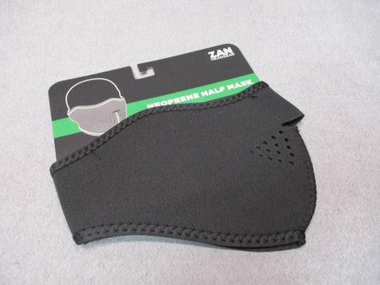 ZAN Headgear black neoprene half face mask, one size, WNFM114H